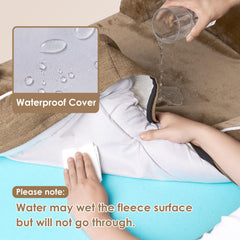 EHEYCIGA three-sided bolster supports neck and head during loungy snoozes.