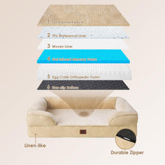 EHEYCIGA waterproof cover keeps the sleeping surface dry during spills.