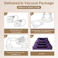 EHEYCIGA waterproof cover protects the bed from accidents and spills.
