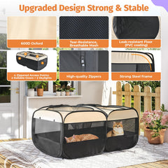 EighteenTek breathable mesh provides maximum airflow and clear pet visibility.