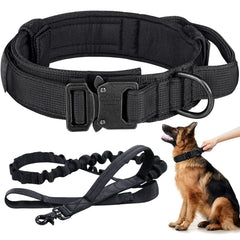 Eitchen tactical collar overview: durable 1000D nylon for medium to large dogs.