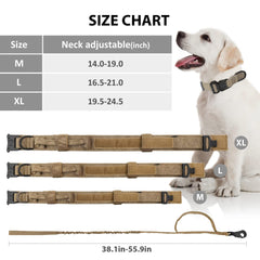 Eitchen tactical leash elastic segment provides buffering during sudden direction changes for safer walks.