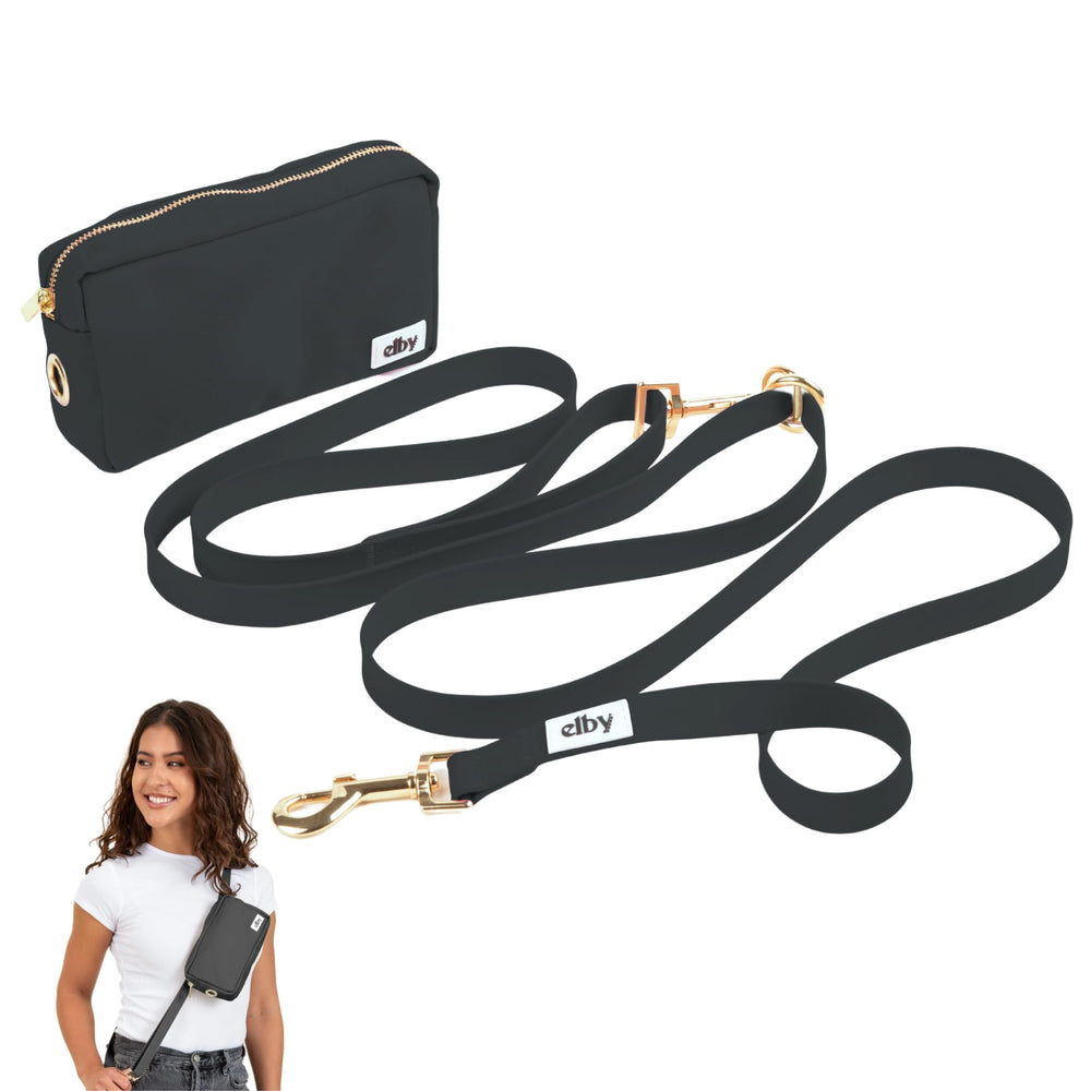 Elby hands-free leash with switchable modes for versatile walks