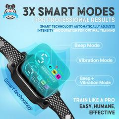 ELECANE bark collar small dog mode beep demonstrates gentle warning training