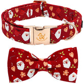Elegant little tail Christmas dog collar buckle for secure daily wear