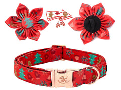 Elegant Little Tail premium cotton dog collar offers skin safe, durable wear