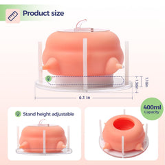 Elevonix five-nipples design promotes smooth milk flow during shared feeding sessions