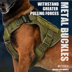 ELFTREE Tactical Dog Harness interior with breathable mesh for comfort.