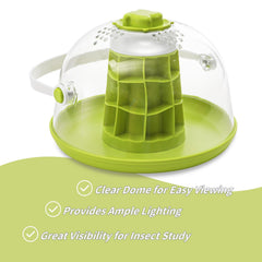 ELFULLY snail terrarium removable base simplifies setup and quick cleaning after observation sessions.