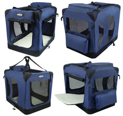 EliteField soft crate side vent promotes airflow for comfortable breathing.