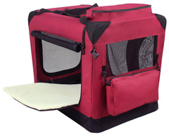 EliteField soft crate with three mesh doors for easy access and airflow.