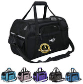 EliteField soft pet carrier top view shows ventilation mesh for airy comfort