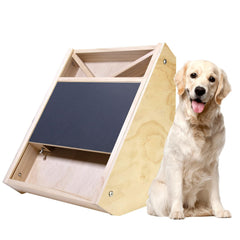 Elixique dog nail scratch board top view with safe self-guided nail filing