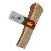 Elkhorn Premium Chews large-split-elk-antler-dog-chew shows inner marrow for tasty enrichment.