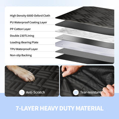 ELLINI hammock waterproof 600D safeguards interior from spills and dirt