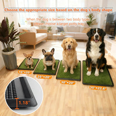 ELLOTY artificial grass dog potty texture resembles real grass