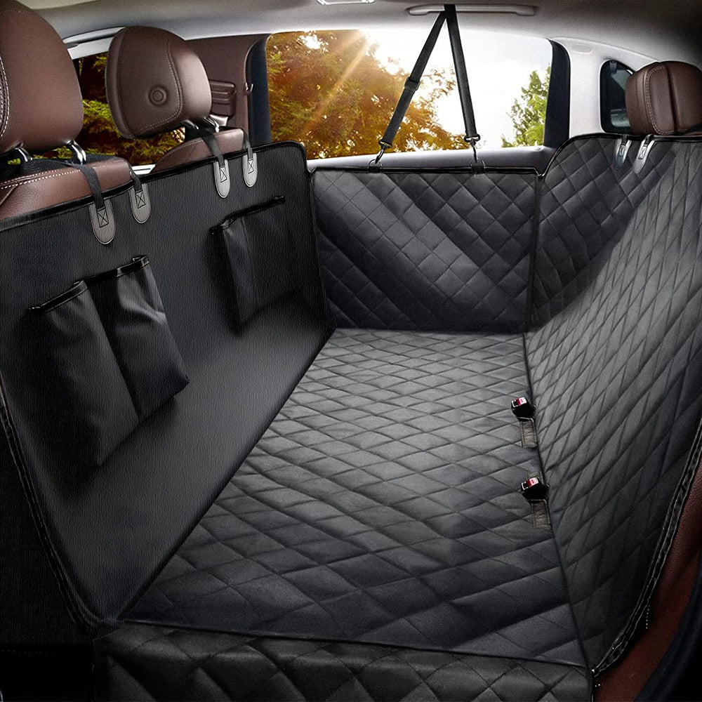 Elouta dog car seat cover back seat hammock keeps pets secure on drives