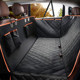 Elouta dog car seat cover backseat orange protects from dirt