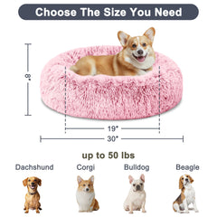 ELSKER&HOME calming bed fabric detail showcases soft fleece and cozy texture for anxious pets