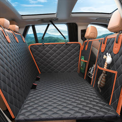 Elufa dog seat cover back seat full coverage protects against fur and spills.
