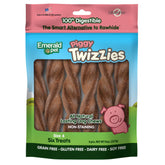 Emerald Pet Twizzies piggy pork chew showcases savory flavor for dogs