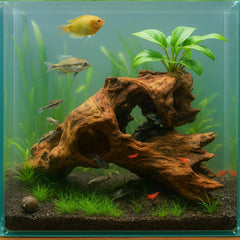 emours driftwood natural edges for authentic aquascaping texture