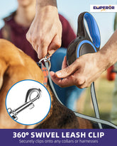 Emperor Pets one-button lock-release for quick controlled walks.