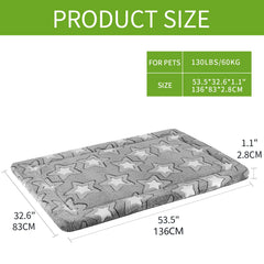 EMPSIGN dog crate pad cool side close-up highlighting cooling surface.
