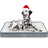EMPSIGN reversible dog bed on crate pad offers all-season versatility.