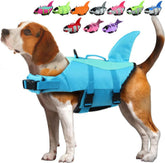 EMUST dog life jacket with ripstop material provides durable support for water play.