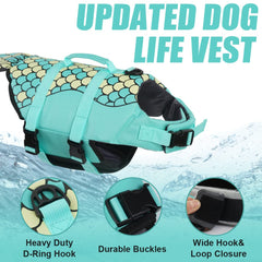 EMUST vest green D-ring for secure leash attachment during outings