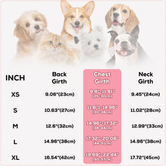 EMUST Quilted Warm Small Dog Coat waterproof plaid side protects in rain.