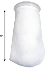 Encompass All 7-inch filter socks stacked, highlighting 200-micron mechanical filtration for clearer water.