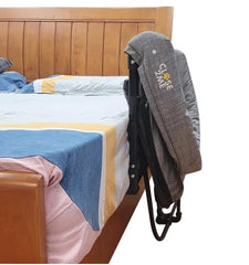 Englacha Close2me bed attachment to human bed enables seamless co-sleeping for pets.
