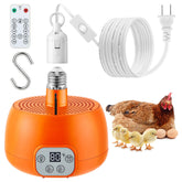 Enhon chicken coop heater front view shows compact design for reliable warmth in coops.