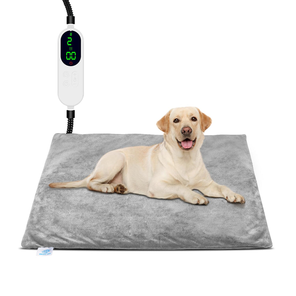 ENJOY PET heating pad with soft crystal velvet cover for cozy warmth.