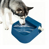 Enjoying automatic dog water dispenser 2L water-bowl delivers fresh hydration for pets.