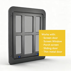 Enjoying dog door lockable feature helps you manage when pets go in or out.