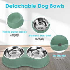 EpetsLove non-slip resin station prevents sliding during meals.