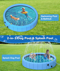 EPN pool folded for compact storage after use