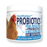 Equa Holistics HealthyGut probiotic bottle for poultry digestive balance