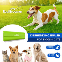 EquiGroomer EasyGroomer deshedding brush closeup blades for safe, effective fur removal