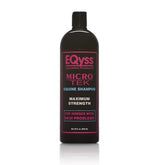 Eqyss Micro-Tek equine shampoo bottle ready for soothing irritated skin use