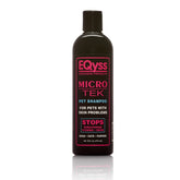 Eqyss Micro-Tek Pet Shampoo bottle highlighting non-steroidal soothing formula.