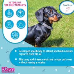 Eqyss Premier Pet Spray-botanical-ingredients emphasizes plant-based conditioning for pets.