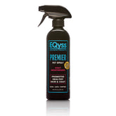Eqyss Premier Pet Spray bottle-front demonstrates hydration-boosting care for skin and coat.