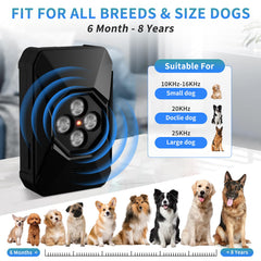 ERDFCV ultrasonic mode visual 1 demonstrates gentle correction for barking.