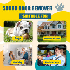 Erosmile car interior odor treatment deodorizes car upholstery.