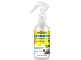 Erosmile skunk odor remover bottle neutralizes odor at the source.