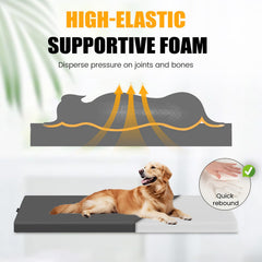 ESCRODOI Dog Car Bed backseat extender in use